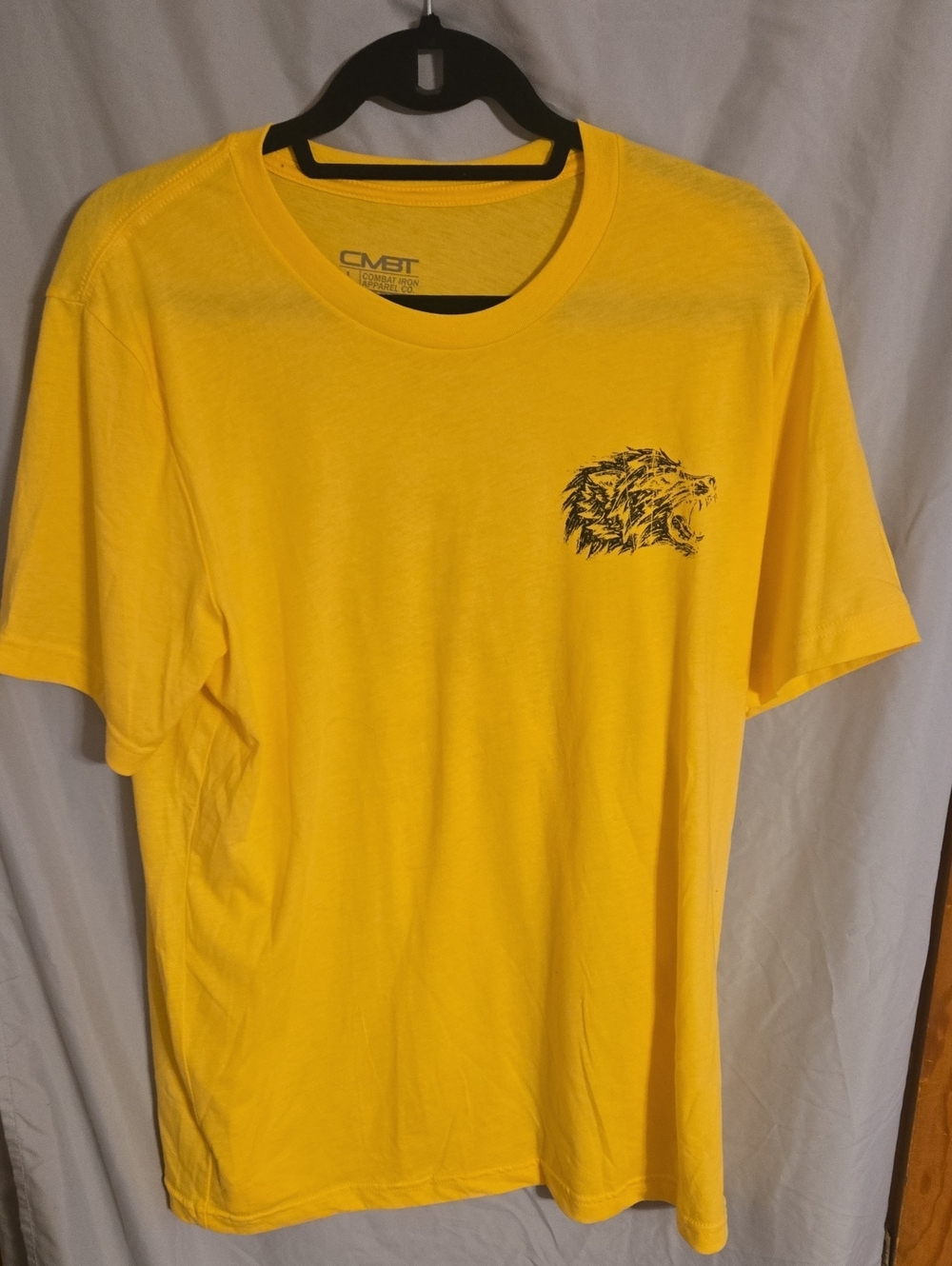 CMBT Yellow Short Sleeve Tee For The Tactical Athlete Size Large